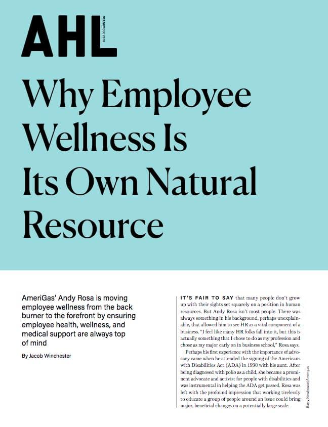 Why Employee Wellness is its Own Natural Resource