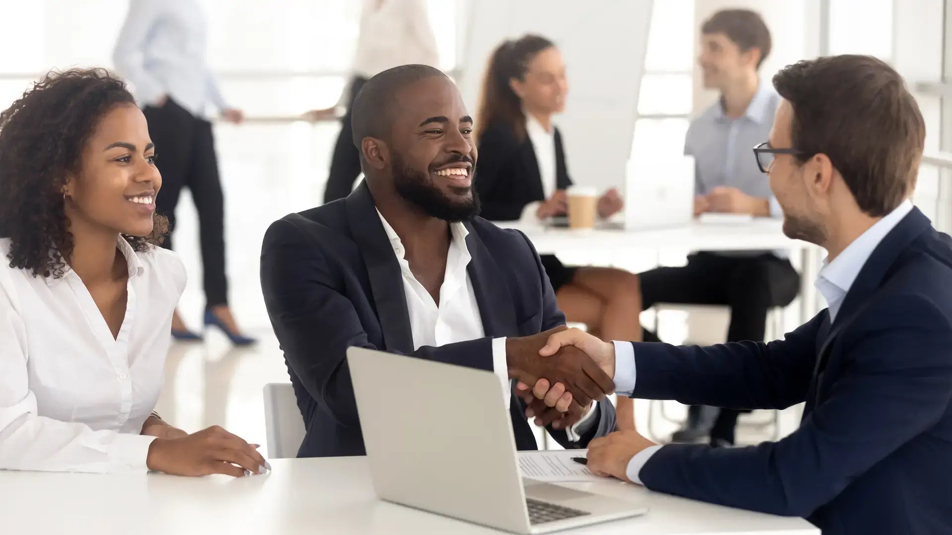 Meeting with 3 people