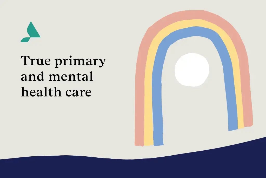 Mental health and primary care rainbow
