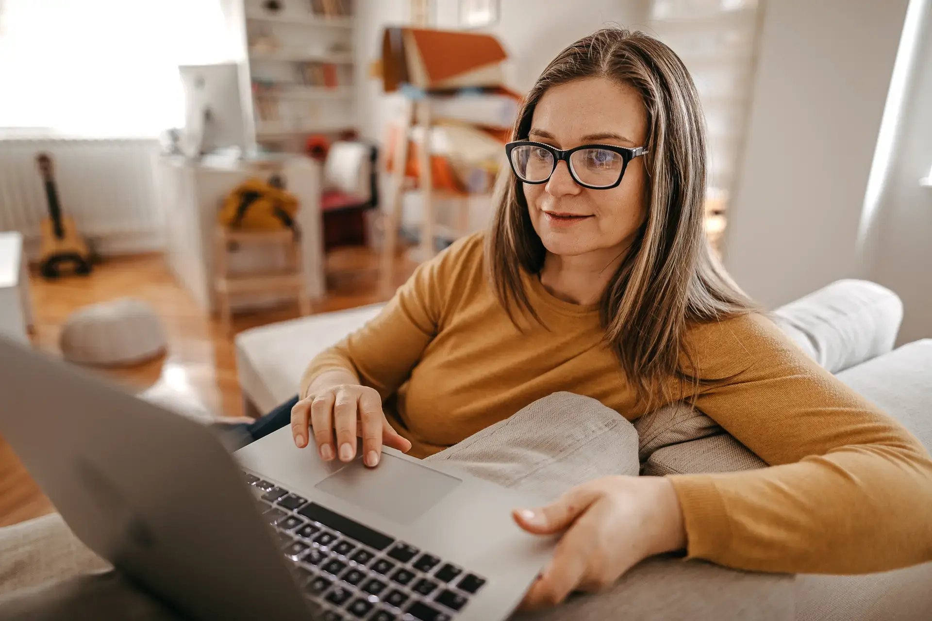 Woman on laptop